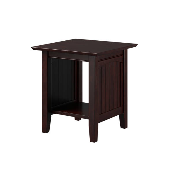 Charlton Home® Tolleson Solid Wood End Table with Storage & Reviews